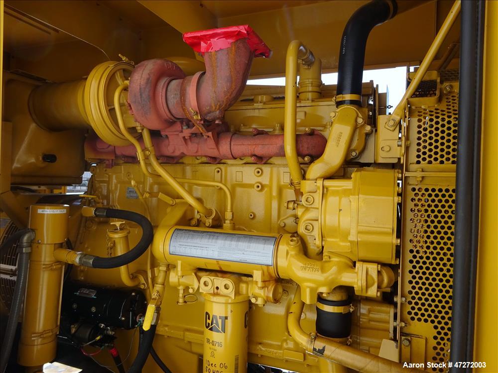 Used Caterpillar 400 kW diesel generator set. CAT 3406 engine