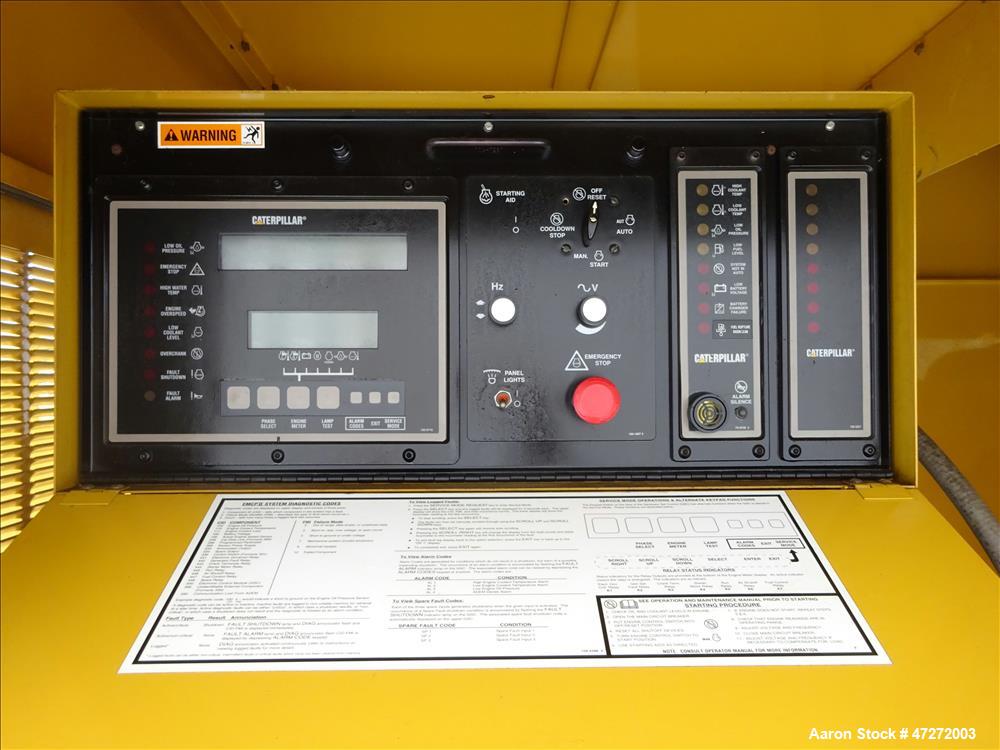 Used Caterpillar 400 kW diesel generator set. CAT 3406 engine