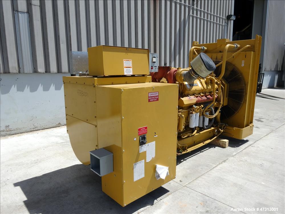 Used Caterpillar 600 kW diesel generator. CAT 3412 engine