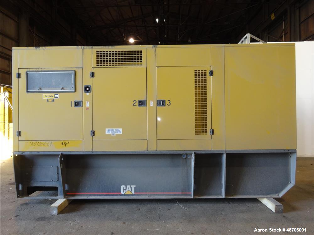 Used Caterpillar 500 kW diesel generator set. CAT 3456 engine