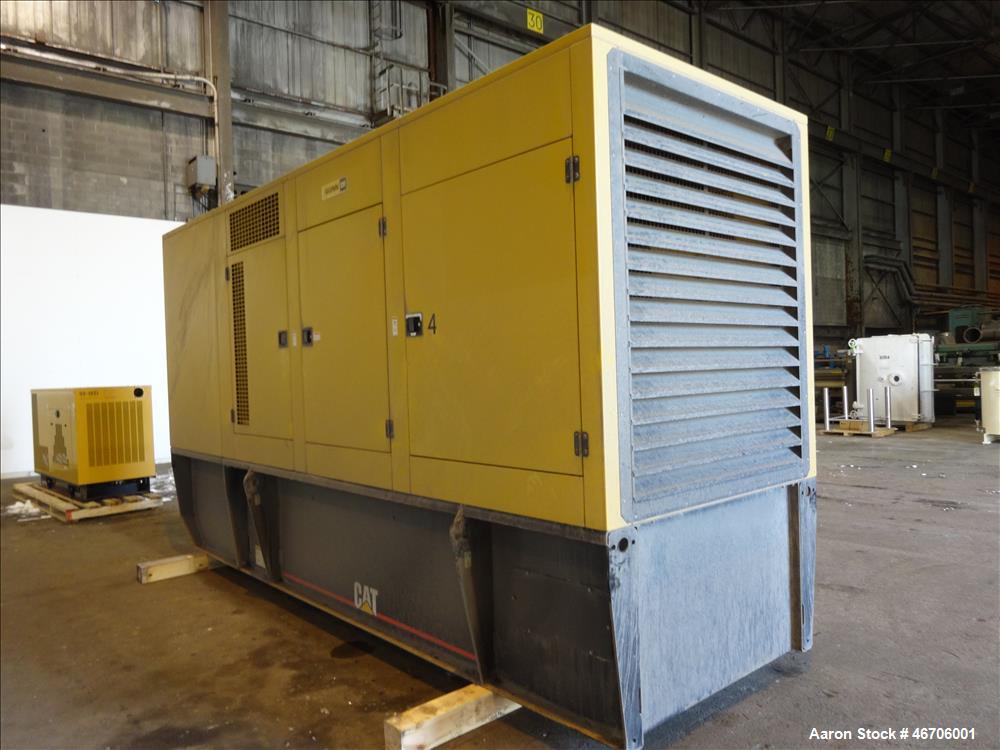 Used Caterpillar 500 kW diesel generator set. CAT 3456 engine