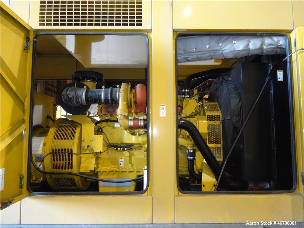 Used Caterpillar 500 kW diesel generator set. CAT 3456 engine