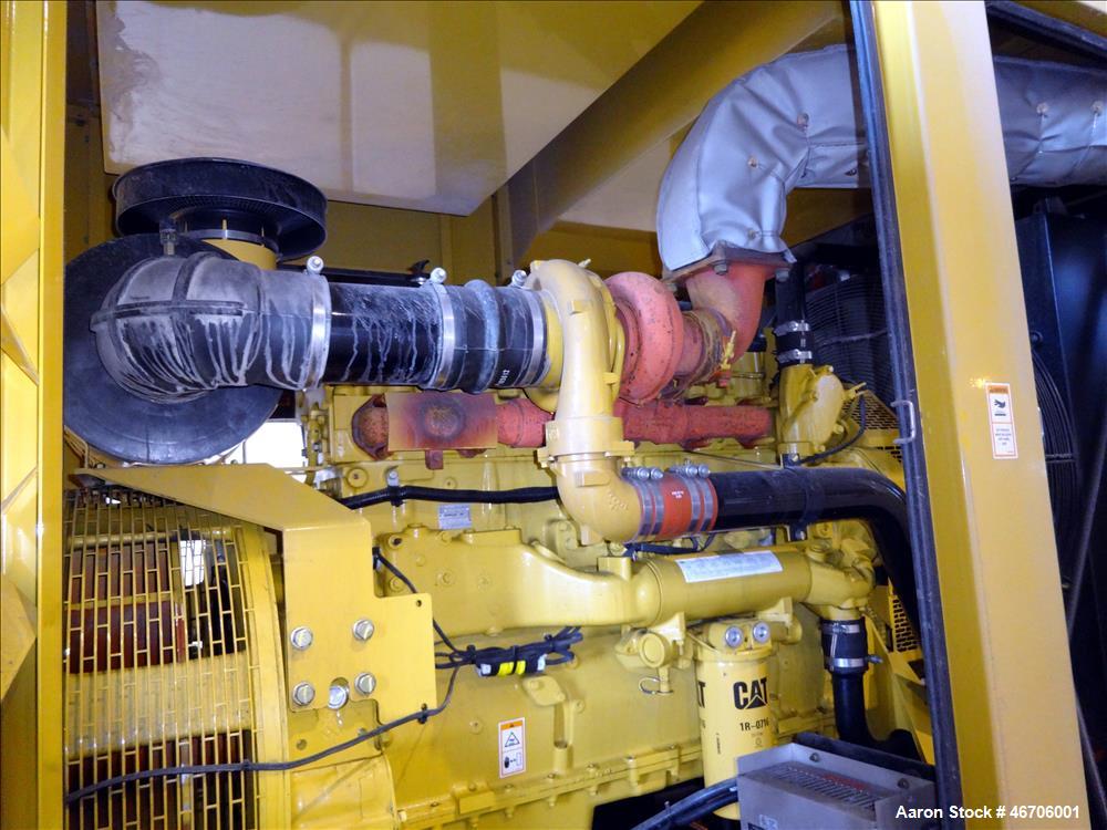Used Caterpillar 500 kW diesel generator set. CAT 3456 engine