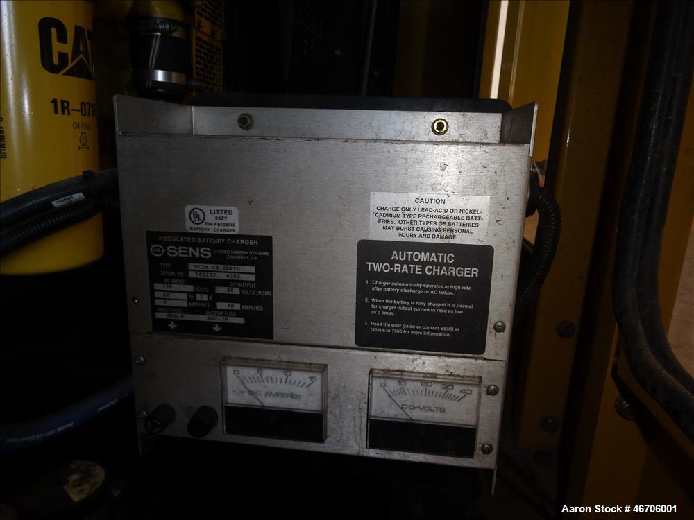 Used Caterpillar 500 kW diesel generator set. CAT 3456 engine