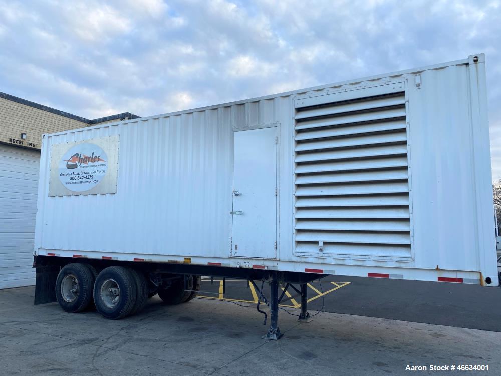 Used Caterpillar Standby Portable / Trailered Diesel Generator Set.