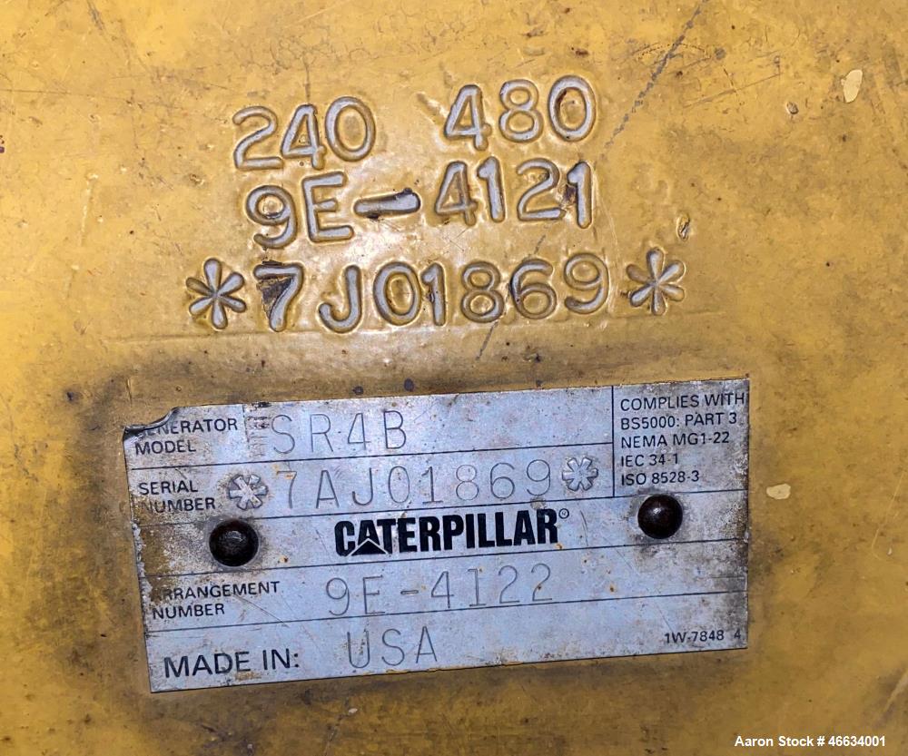 Used Caterpillar Standby Portable / Trailered Diesel Generator Set.