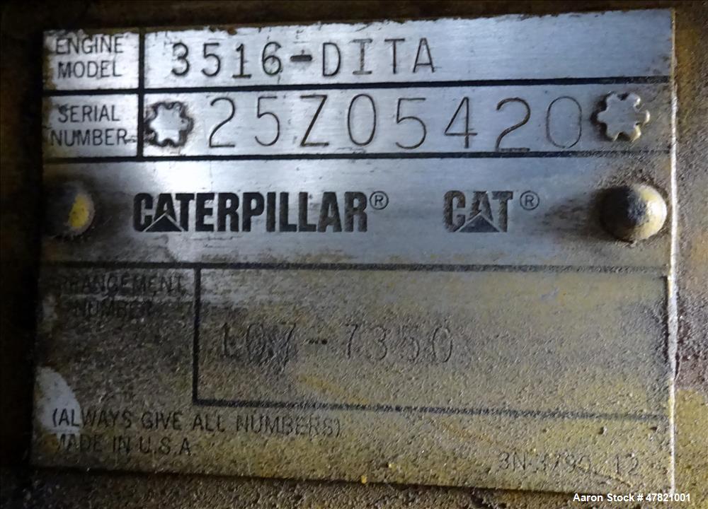 Used Caterpillar XQ1750 Rental Grade Generator Set. CAT 3516B engine.