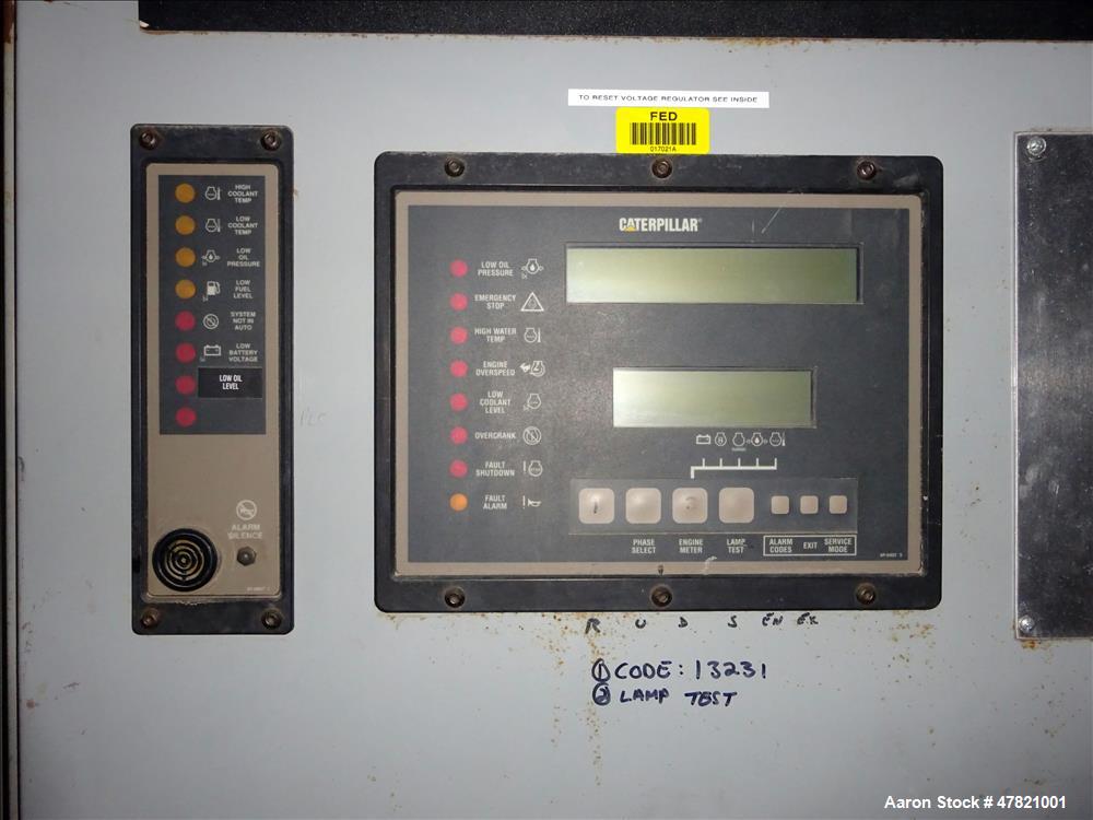 Used Caterpillar XQ1750 Rental Grade Generator Set. CAT 3516B engine.