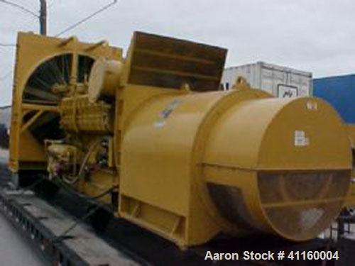 Used Caterpillar 1500 kW Continuous Rated Diesel Generator Set. Cat model 3516 DITA engine, Katomodel A241980000 generator end, 3/60/7200-12470V. 653 hours. Year 1987.