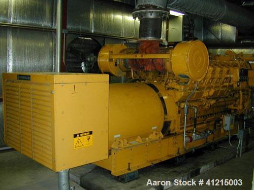 Used-Diesel Generator Packagte consisting of two (2) Caterpillar 3512 engines and one (1) 3516. Generator sizes are 1500, 10...