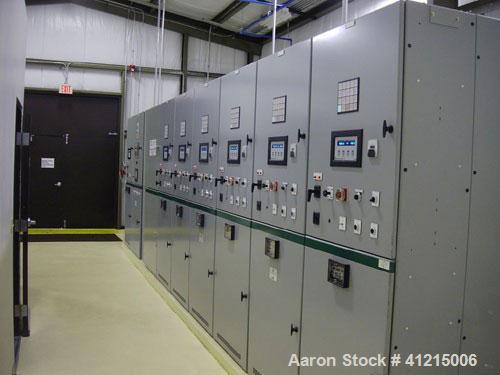 Used Power Plant consisting of (6) CAT G3516 low emmission natural gas fueled generator sets, 3/60/4160V, 1200 rpm. Each is rated 770 kW prime. (6) External cooling radiators. Includes metal frame bu...