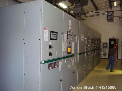 Used Power Plant consisting of (6) CAT G3516 low emmission natural gas fueled generator sets, 3/60/4160V, 1200 rpm. Each is rated 770 kW prime. (6) External cooling radiators. Includes metal frame bu...