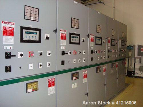 Used Power Plant consisting of (6) CAT G3516 low emmission natural gas fueled generator sets, 3/60/4160V, 1200 rpm. Each is rated 770 kW prime. (6) External cooling radiators. Includes metal frame bu...
