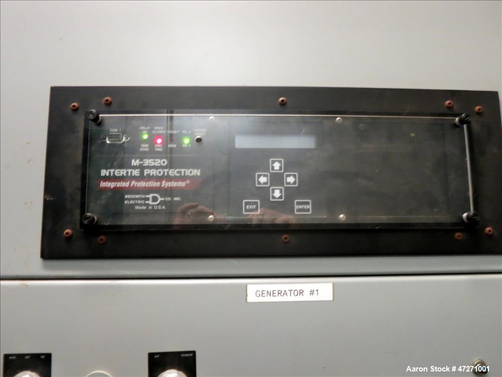 Used Caterpillar 2000 kW diesel generator set. CAT 3516B engine.