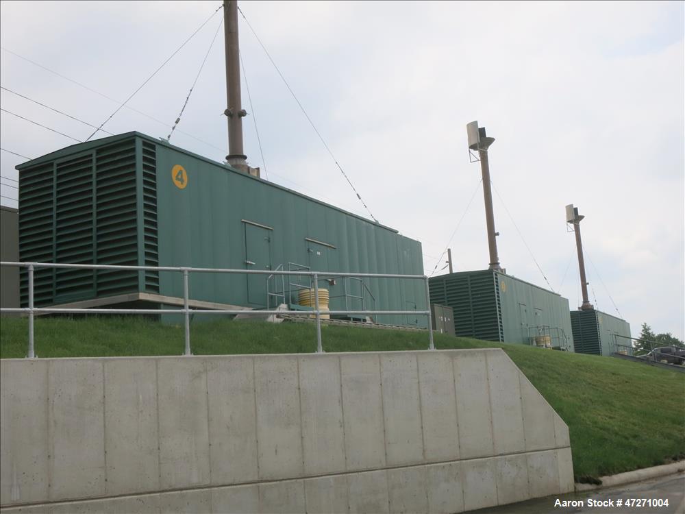 Used Caterpillar 2000 kW standby diesel generator set. CAT 3516B engine