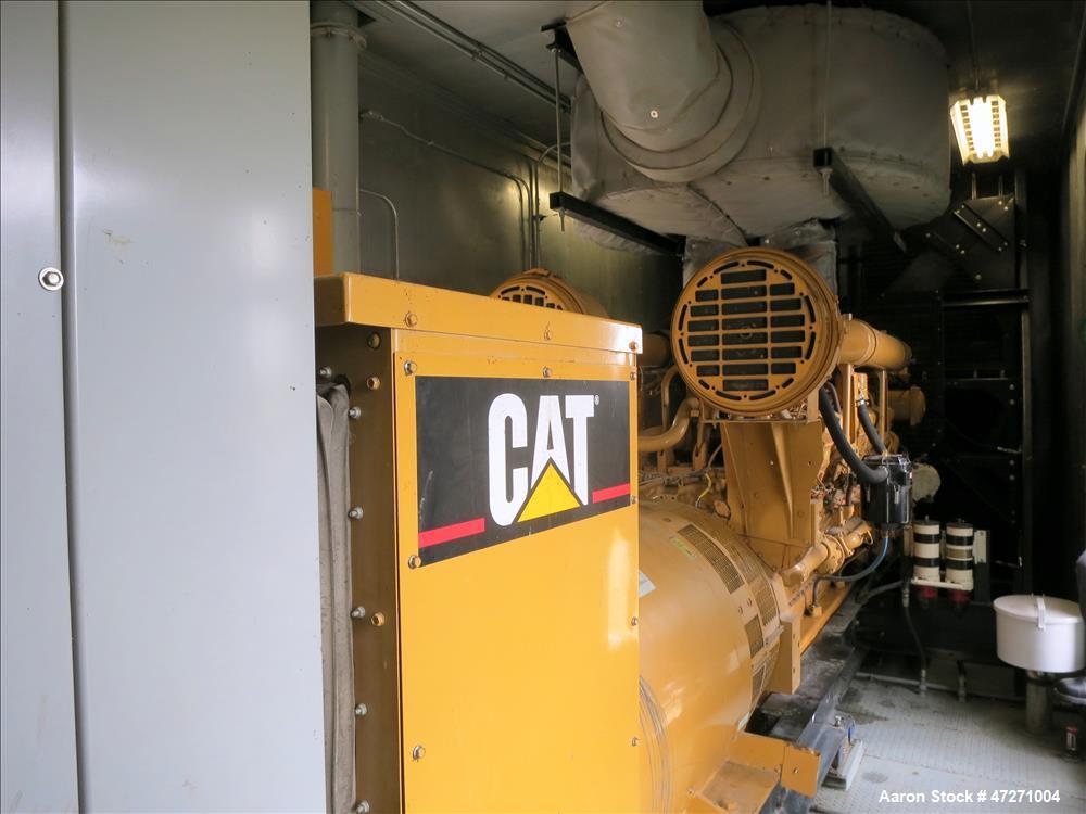 Used Caterpillar 2000 kW standby diesel generator set. CAT 3516B engine