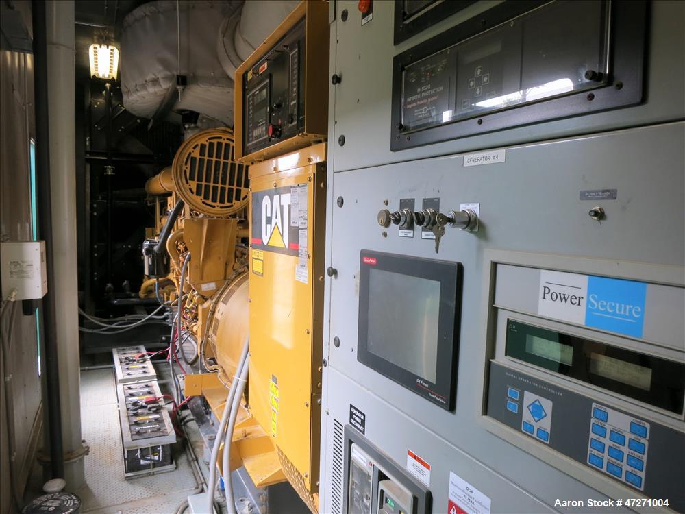 Used Caterpillar 2000 kW standby diesel generator set. CAT 3516B engine