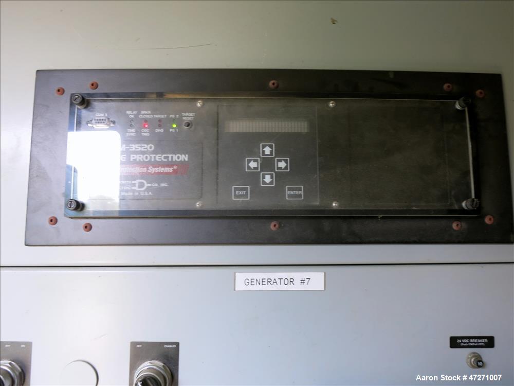 Used CAT 2000 kW diesel generator set. Caterpillar 3516B engine
