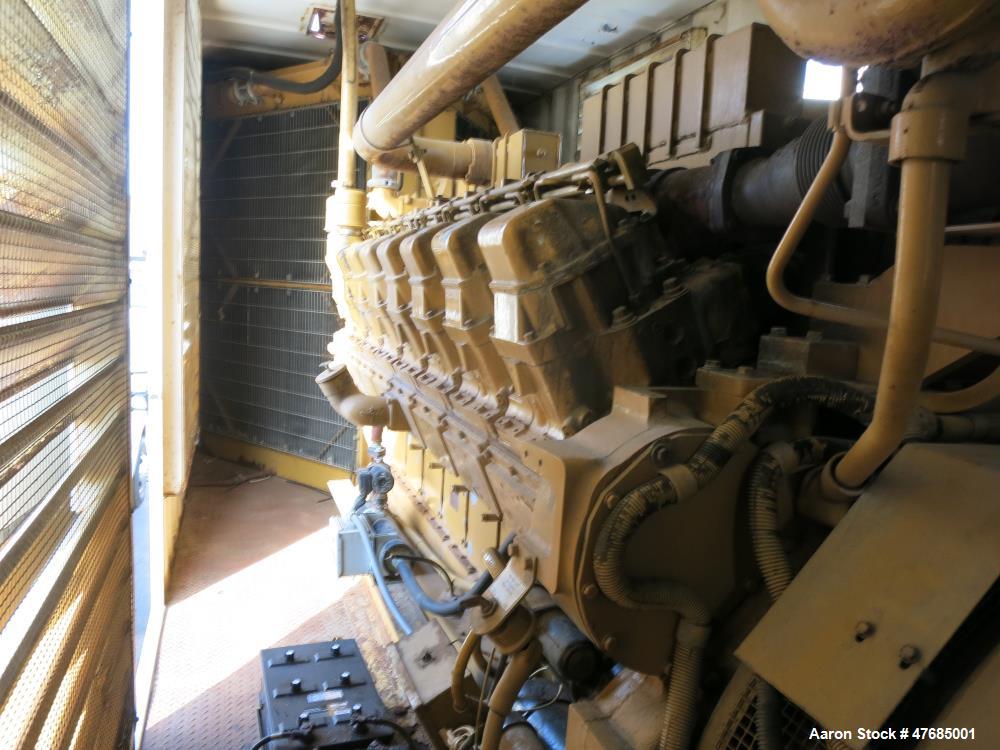 Used Caterpillar 2000 kW portable / trailered diesel generator. CAT 3516 engine
