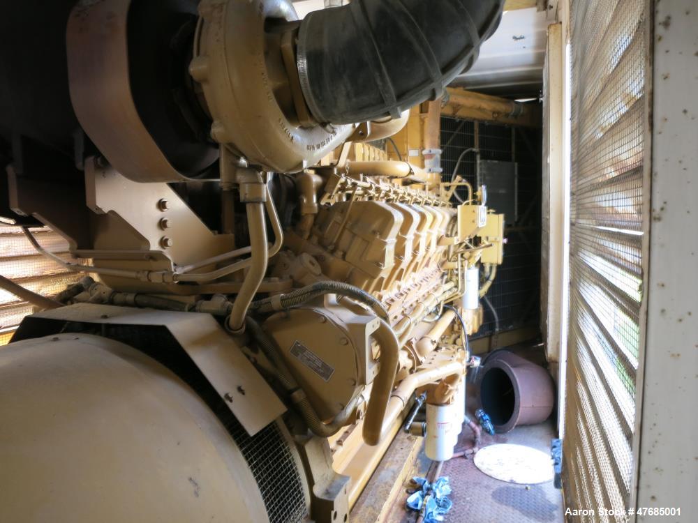 Used Caterpillar 2000 kW portable / trailered diesel generator. CAT 3516 engine