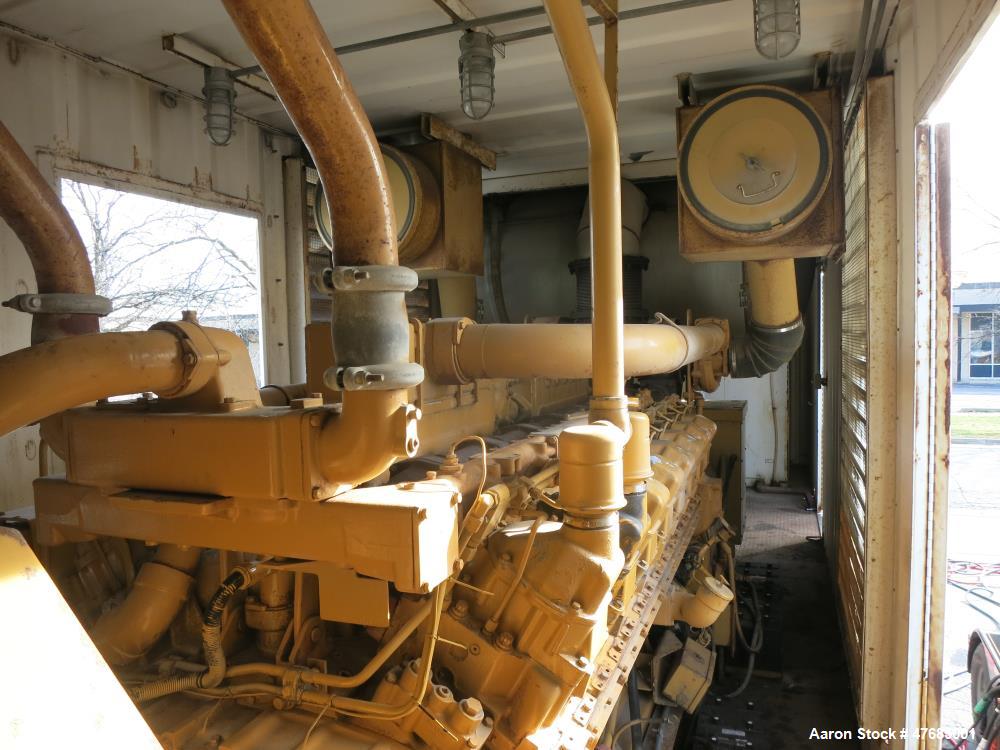Used Caterpillar 2000 kW portable / trailered diesel generator. CAT 3516 engine