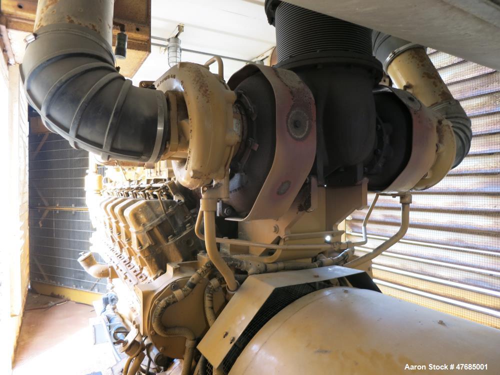 Used Caterpillar 2000 kW portable / trailered diesel generator. CAT 3516 engine