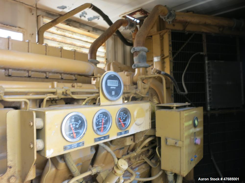 Used Caterpillar 2000 kW portable / trailered diesel generator. CAT 3516 engine