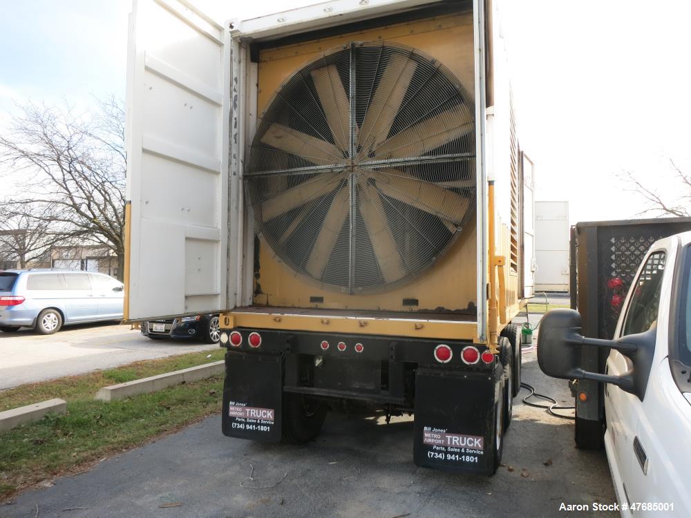 Used Caterpillar 2000 kW portable / trailered diesel generator. CAT 3516 engine