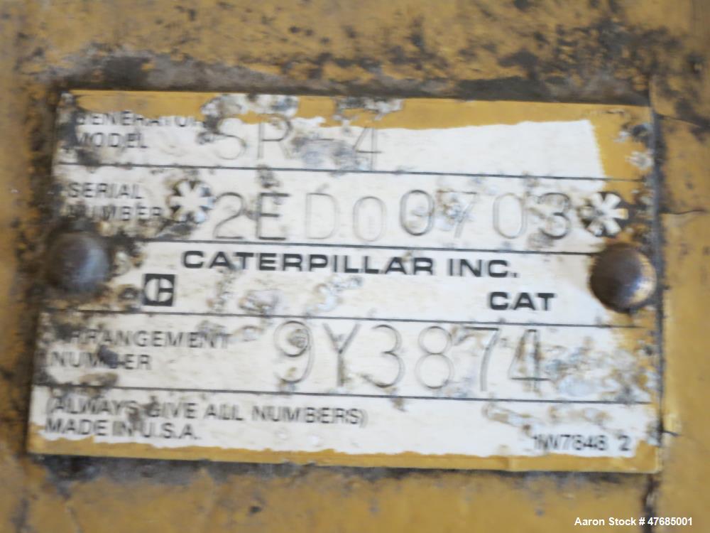 Used Caterpillar 2000 kW portable / trailered diesel generator. CAT 3516 engine
