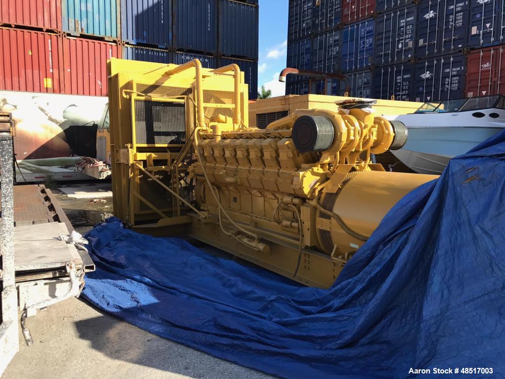 Used- Caterpillar 3516 Diesel Generator Set.