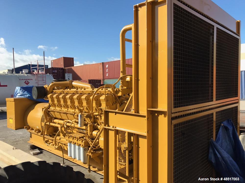 Used Caterpillar 3516 Diesel Generator Set.
