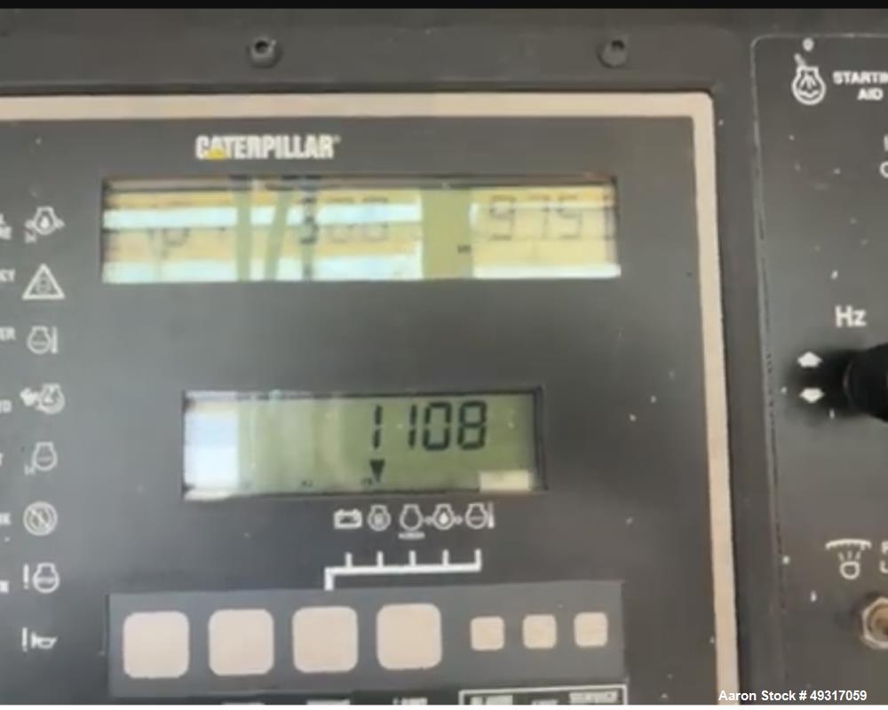 Used Caterpillar 800 kW Diesel Generator Set – CAT 3412 Engine, 1180 HP, 480V, EMCP II+ Controls
