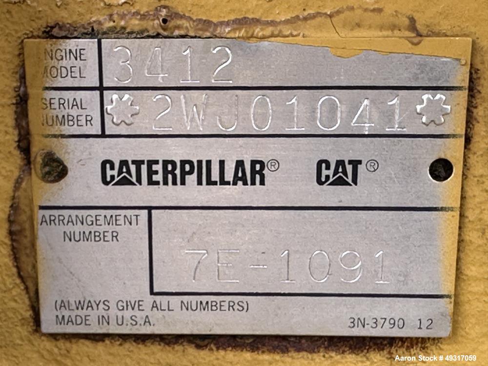 Used Caterpillar 800 kW Diesel Generator Set – CAT 3412 Engine, 1180 HP, 480V, EMCP II+ Controls