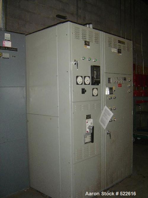 USED: Caterpillar 3508 diesel generator set. 1125 kva, 900 kw, 480 volts, 60 hz and 1353 amps. Includes ATS. Year 1991. 1500 gallon fuel tank. Dimensions: 15' long x 6' wide x 6'8" high. 914 hours to...