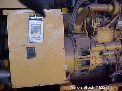 USED: Cat 205 kW prime rating diesel generator set. 3/60/480V.Caterpillar 3306 engine. Model SR-4B generator end arrangementnumber 109-3773. 700 hours. Year 1995.