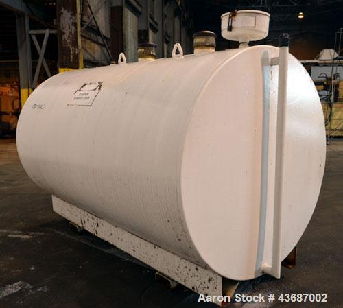 Used Certified Tank & Mfg Double Wall UL142 Fuel Storage Tank, 1500 Gallon, Carbon Steel. Built 2000.