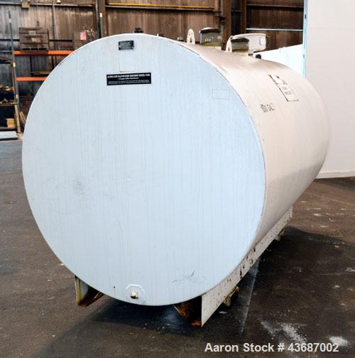 Used Certified Tank & Mfg Double Wall UL142 Fuel Storage Tank, 1500 Gallon, Carbon Steel. Built 2000.
