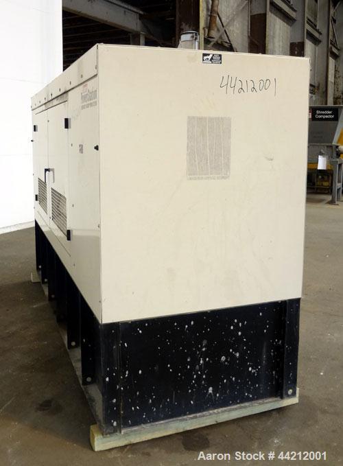 Used- Coleman/Perkins 105 kW standby diesel generator set, model PM5105E42D, SN-8217. 3/60/277/480V. 200 Amp main-line circu...