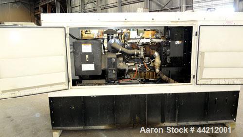 Used Coleman/Perkins 105 kW standby diesel generator set, model PM5105E42D, SN-8217. 3/60/277/480V. 200 Amp main-line circuit breaker. Weather enclosure, 250 gallon sub-base fuel tank. 140 hrs. Year ...