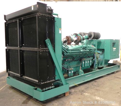 Unused- Cummins 1500 kW standby (1250 kW prime) Diesel Generator Set, model DFLE-5774913, serial #L060002970. Cummins KTA 50-G9 rated 2220 hp @ 1800 rpm, EPA Tier 1, 3/60/480V. PowerCommand digital c...