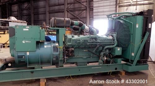 Unused- Cummins 1500 kW standby (1250 kW prime) Diesel Generator Set, model DFLE-5774913, serial #L060002970. Cummins KTA 50...