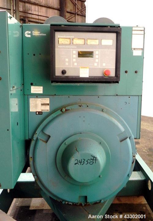 Unused- Cummins 1500 kW standby (1250 kW prime) Diesel Generator Set, model DFLE-5774913, serial #L060002970. Cummins KTA 50-G9 rated 2220 hp @ 1800 rpm, EPA Tier 1, 3/60/480V. PowerCommand digital c...