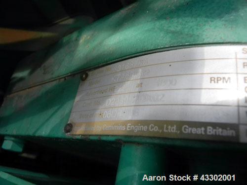 Unused- Cummins 1500 kW standby (1250 kW prime) Diesel Generator Set, model DFLE-5774913, serial #L060002970. Cummins KTA 50-G9 rated 2220 hp @ 1800 rpm, EPA Tier 1, 3/60/480V. PowerCommand digital c...
