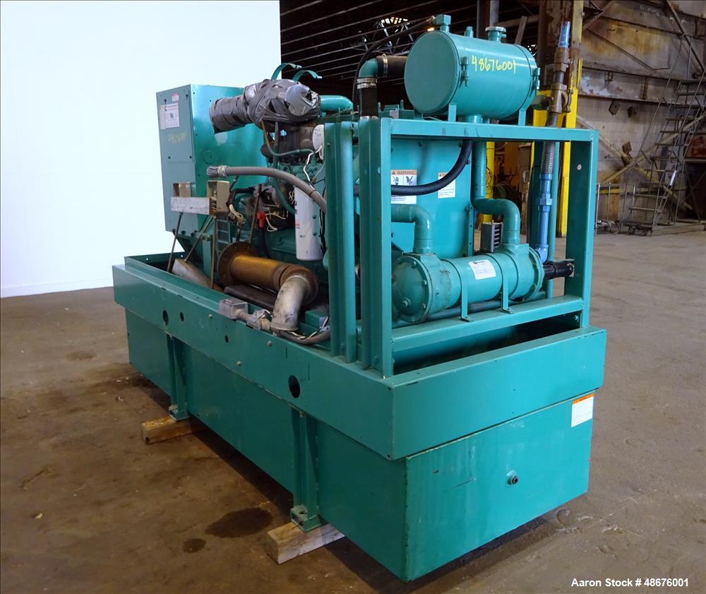 Used- Cummins 125 kW standby diesel generator set, model DGEA-5595795