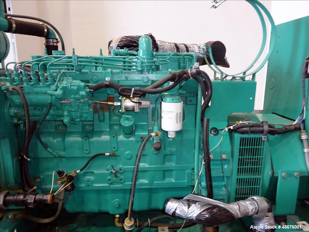 Used Cummins 125 kW standby diesel generator set, model DGEA-5595795