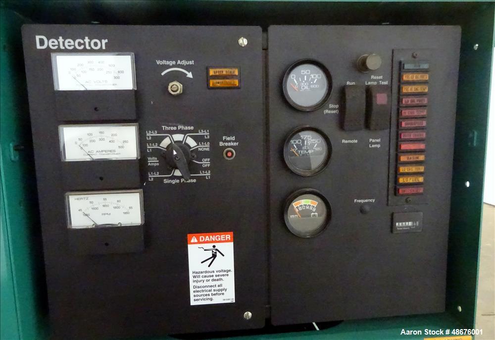 Used Cummins 125 kW standby diesel generator set, model DGEA-5595795