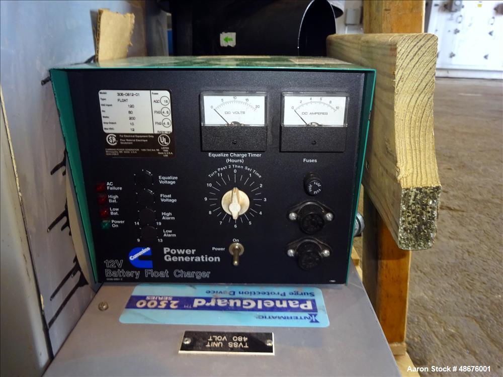 Used Cummins 125 kW standby diesel generator set, model DGEA-5595795
