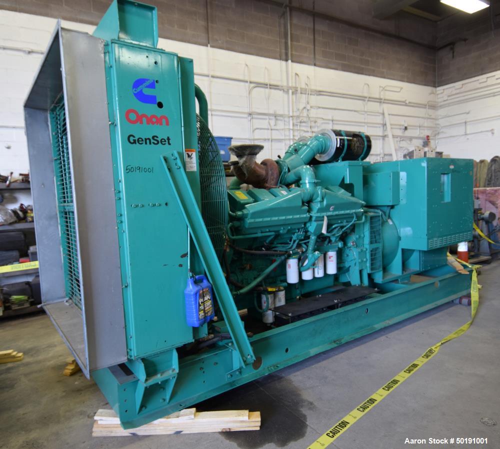 Used Cummins 1000 kW Standby Diesel Generator Se