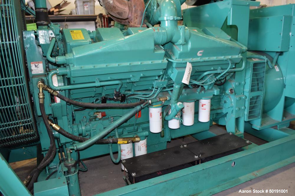 Used Cummins 1000 kW Standby Diesel Generator Set, Model 1000DFJD