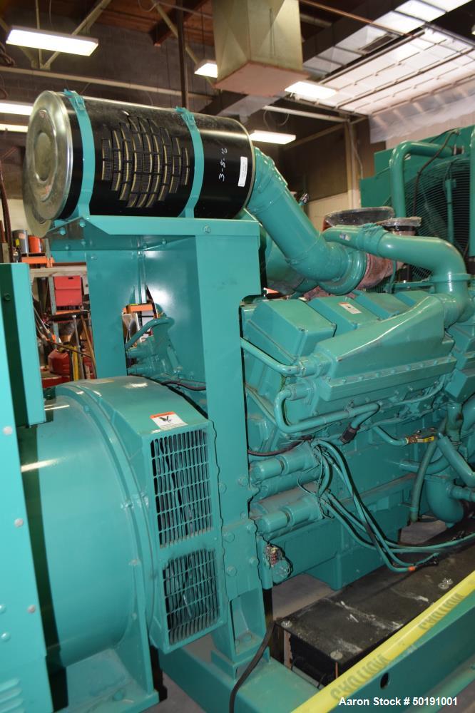 Used Cummins 1000 kW Standby Diesel Generator Set, Model 1000DFJD